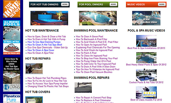 Pool And Spa TV